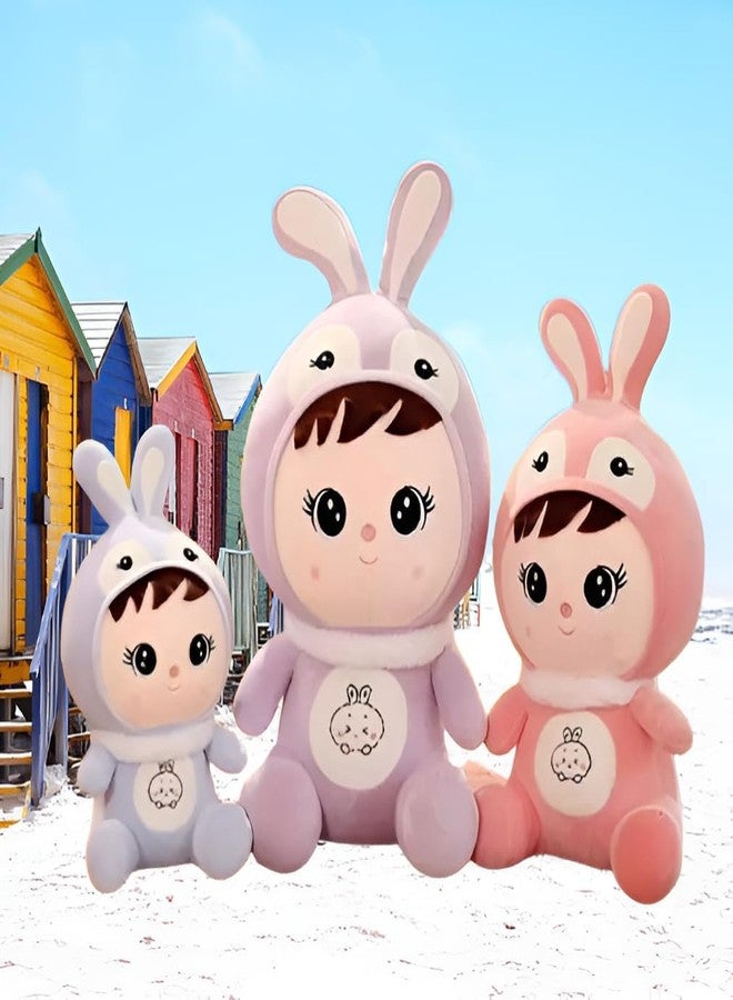 Tinytotem Stuffed Animal Cute Plush Toy Baby Girl Rabbit Soft Toy, Best for Gifts, Squishy Pillow Pink Hugging Plush Toy Gifts Pack of 1 - Image 4